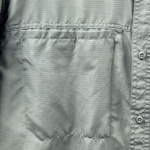 The American Outdoorsman Mens Fishing Shirt XL Green Vented Back Ripstop Fishing - Picture 8 of 16